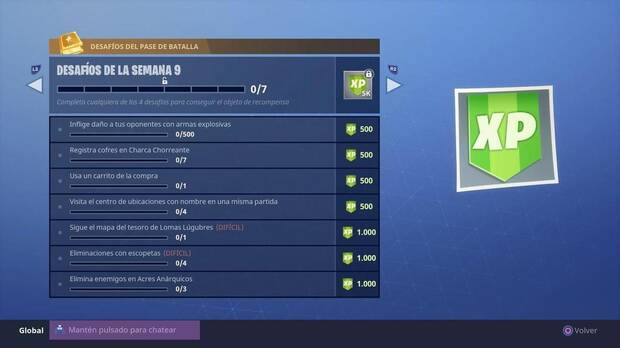 Estos son los nuevos desaf�os semanales de Fortnite Battle Royale Imagen 2