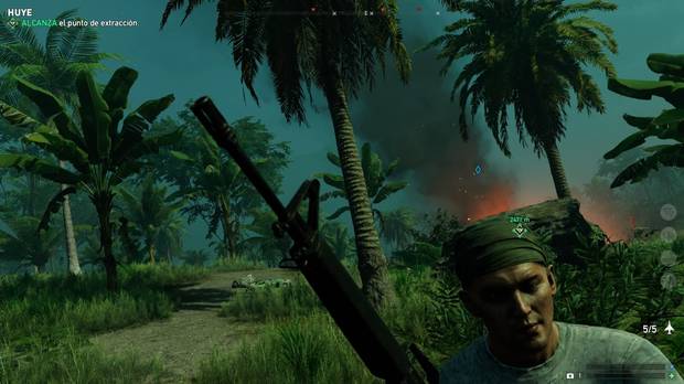 Casi todos los tópicos de la guerra de Vietnam tendrán su aparición en este DLC. Echamos en falta más música de la época o el icónico paquete de Marlboro.