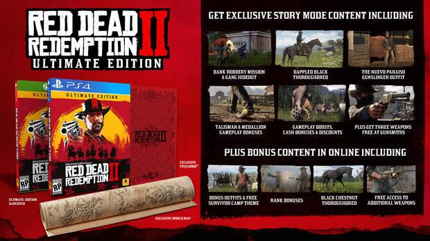 Red Dead Redemption 2 anuncia sus ediciones especiales, Ultimate y Coleccionista Imagen 4