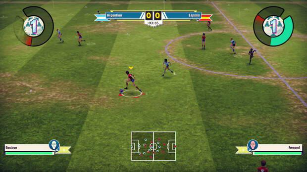 Olvidaos del realismo porque en este juego de f�tbol el esp�ritu arcade es el que manda.