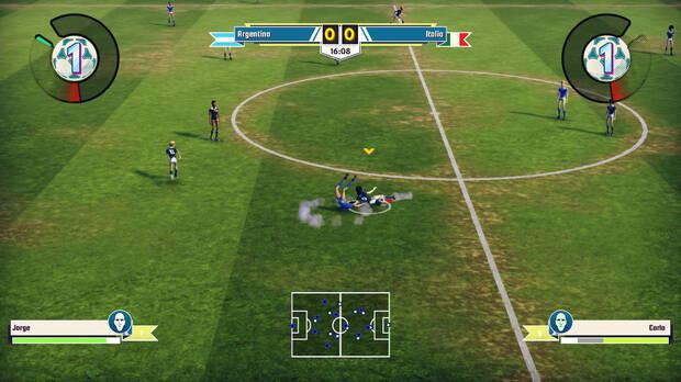 El manejo de los jugadores es muy sencillo y con tres botones lo tendremos todo bajo control.