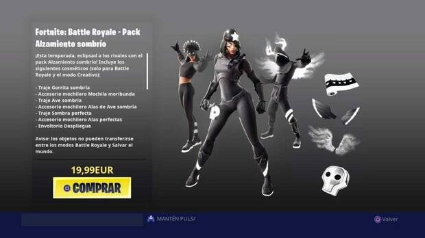 Fortnite: Llega el exclusivo Pack Alzamiento Sombro para PlayStation 4 Imagen 2