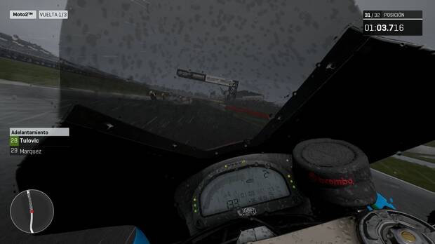 La lluvia ha sido muy bien recreada tanto a nivel visual y como jugable.