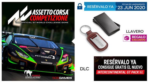 Las reservas de Assetto Corsa: Competizione en GAME conseguirn un llavero y un DLC Imagen 2