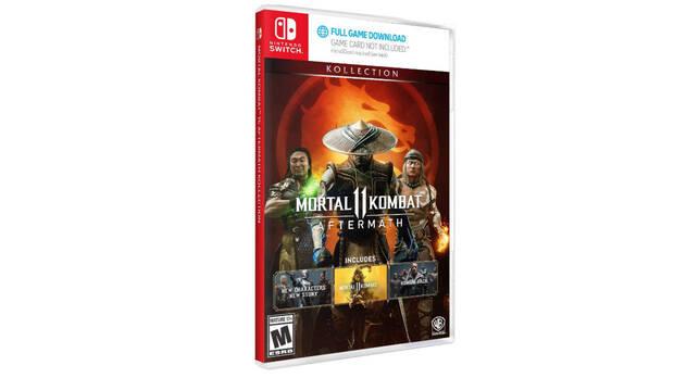 La edicin "fsica" de Mortal Kombat 11 Aftermath Kollection en Switch no incluye tarjeta Imagen 2