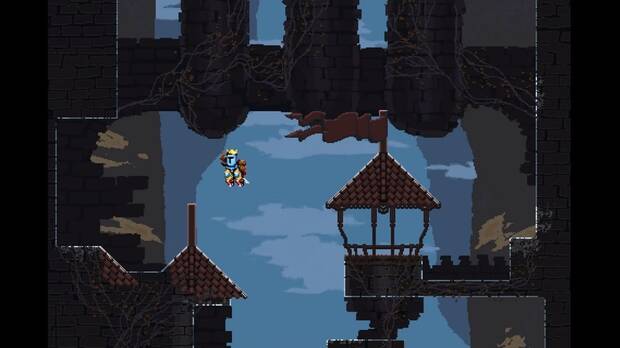 La estética que posee el título es en plan 'pixel art', no especialmente llamativa pero dotada de bastante personalidad y un buen diseño de niveles.