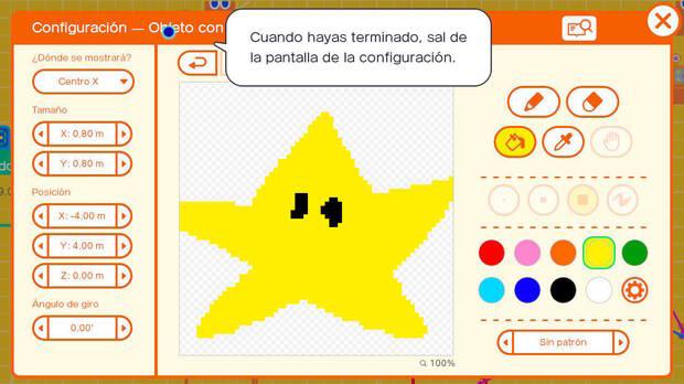 La herramienta para dibujar texturas es limitada, pero quienes tengan un perfil m�s art�stico podr�n hacer cosas chulas.