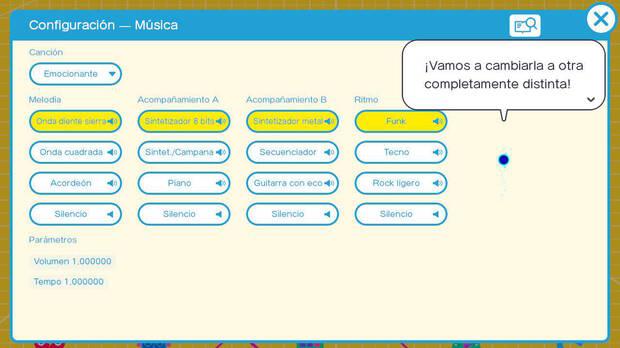 No se puede componer m�sica, pero s� se puede retocar y mezclar de numerosas maneras la que hay.