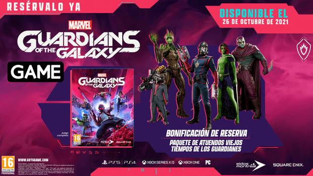 Ya puedes reservar la Edicin Csmica Deluxe Marvel's Guardians of the Galaxy en GAME