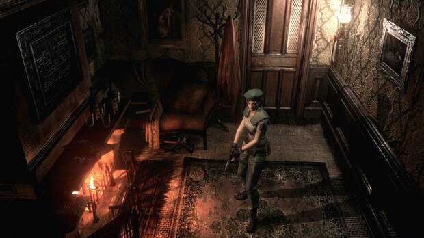 Captura de Resident Evil Remake.