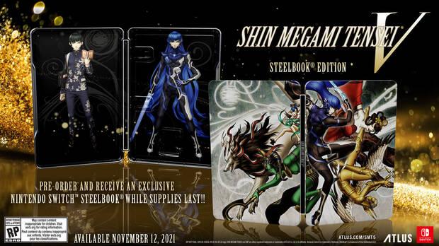 Shin Megami Tensei 5 caja metlica