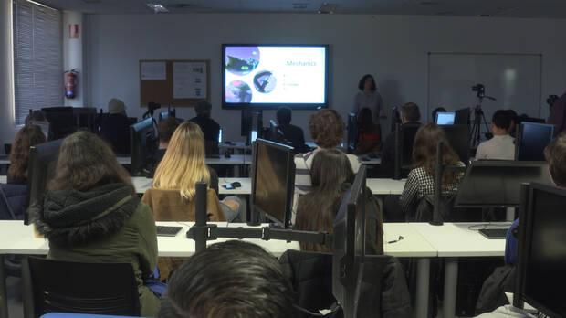 Una de las aulas de U-tad.