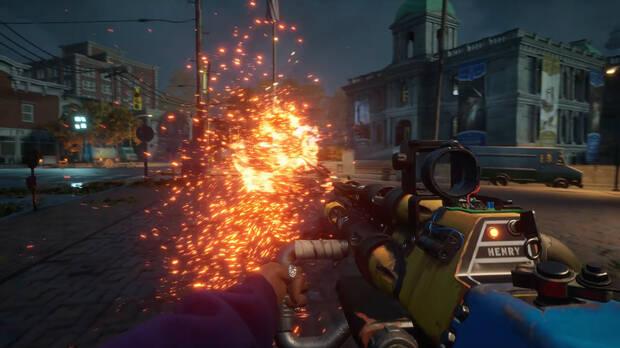 Captura del gameplay en primera persona de Redfall.