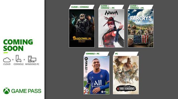 Novedades Xbox Game Pass junio 2022.