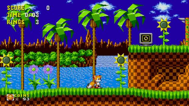 No, no estamos jugando a 'Sonic Mania'. Estamos jugando a 'Sonic 1' con Tails, algo con lo que muchos so�amos cuando �ramos ni�os.