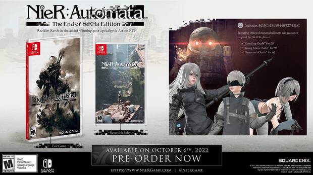 NieR Automata para Switch en formato fsico