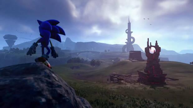 Captura del nuevo triler de Sonic Frontiers.