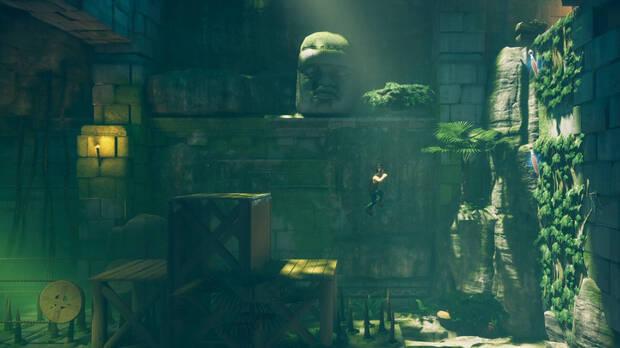 Una de las fases del juego en 2D.