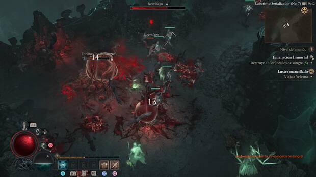 Diablo 4 - Guardado automático y limitaciones