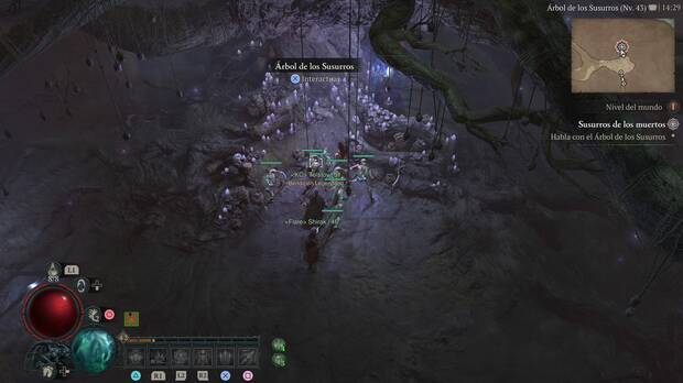 Diablo 4 - Contenidos del endgame: Árbol de los susurros