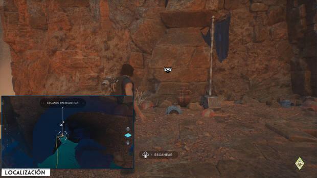 Star Wars Jedi: Survivor - Localización del banco de datos 20 en Llanuras áridas de Jedha