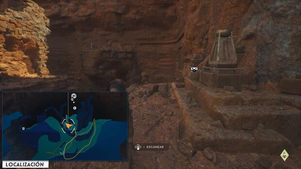 Star Wars Jedi: Survivor - Localización del banco de datos 45 en Camino de la restauración de Jedha