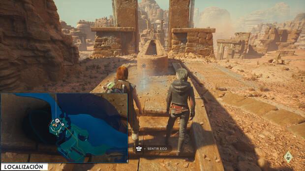 Star Wars Jedi: Survivor - Localización del banco de datos 47 en Camino de la restauración de Jedha