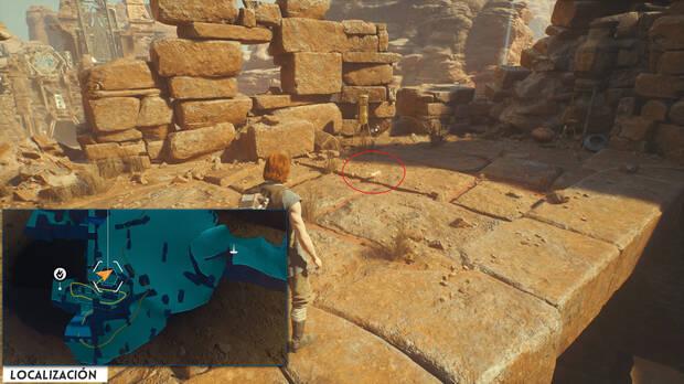Star Wars Jedi: Survivor - Localización del tesoro 07 en Muros del monasterio de Jedha