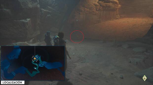 Star Wars Jedi: Survivor - Localización del tesoro 14 en Hondonada protegida de Jedha
