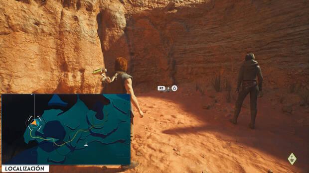 Star Wars Jedi: Survivor - Localización del tesoro 23 en Llanuras áridas de Jedha