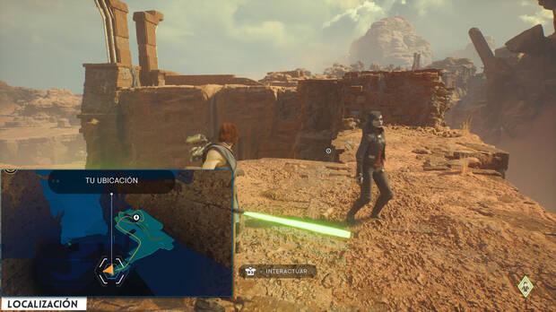 Star Wars Jedi: Survivor - Localización del tesoro 48 en Camino de la convicción de Jedha