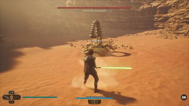Star Wars Jedi: Survivor - Combate contra el enemigo legendario Skriton dorado
