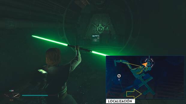 Star Wars Jedi: Survivor - Localización del cofre 15 en Trabajos de tratamiento de agua de Koboh