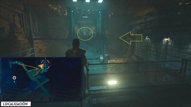 Star Wars Jedi: Survivor - Localización del cofre 16 en Trabajos de tratamiento de agua de Koboh