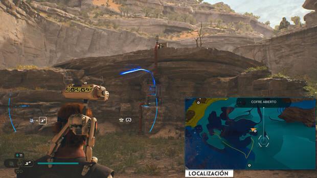 Star Wars Jedi: Survivor - Localización del cofre 60 en Bajadas indómitas de Koboh