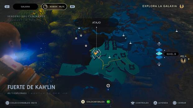 Star Wars Jedi: Survivor - Localización en el mapa del enemigo legendario Cría de Oggdo