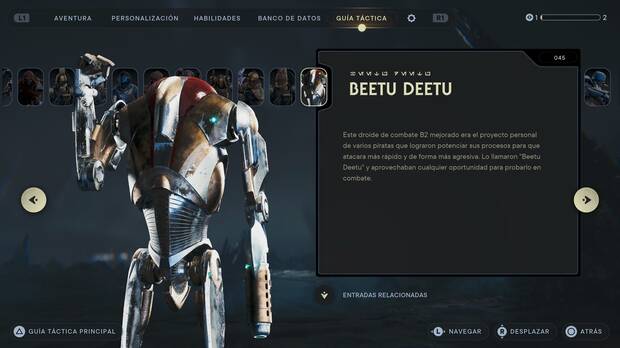 Star Wars Jedi: Survivor - Escáner del enemigo Beetu Deetu