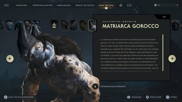 Star Wars Jedi: Survivor - Escáner del enemigo Matriarca Gorocco
