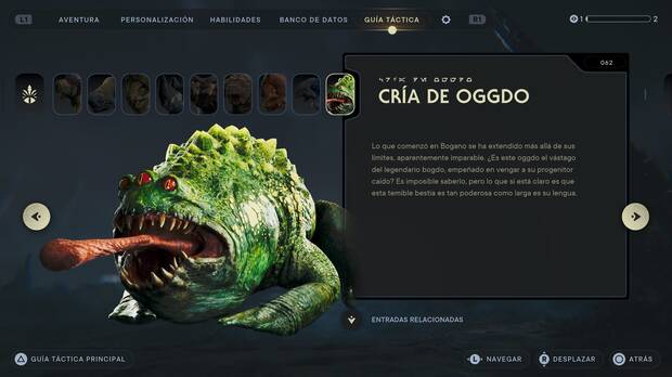 Star Wars Jedi: Survivor - Escáner del enemigo Cría de Oggdo
