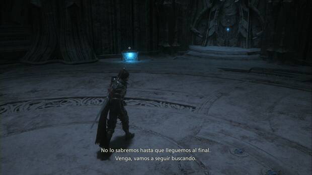 Final Fantasy XVI - Recuerdos enterrados: cofre con 1200 guiles tras usar el ascensor
