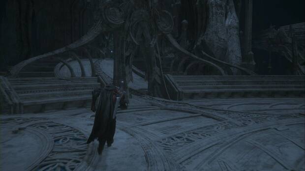 Final Fantasy XVI - Recuerdos enterrados: puerta de las ruinas en la sala circular