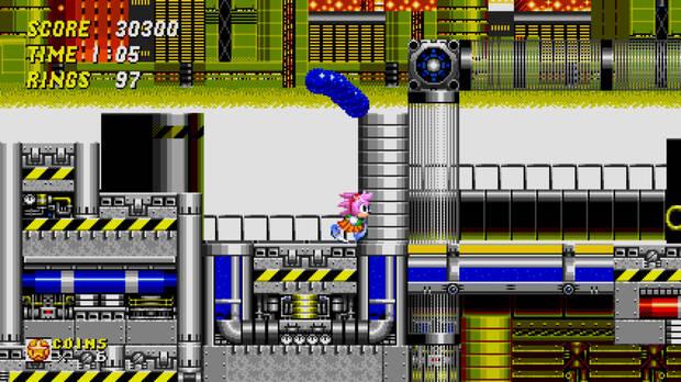 Amy es la gran protagonista de esta expansi�n, pudiendo jugar con ella en cualquiera de los cuatro t�tulos principales.