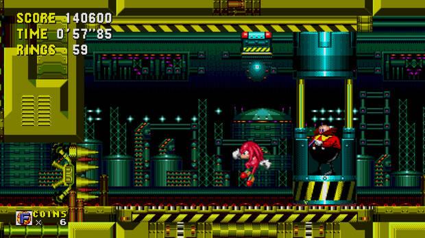 Nos ha encantado jugar con Knuckles en �Sonic CD�, aunque algunos jefes son demasiado f�ciles con �l.