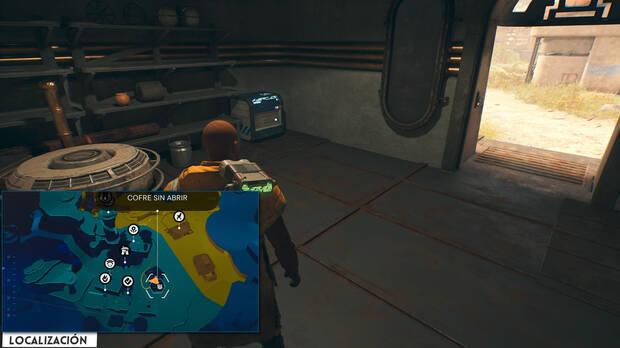 Star Wars Jedi: Survivor - Localización del cofre 34 en Puesto avanzado de Sendero del Caminante de Koboh