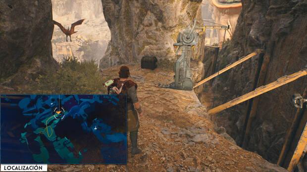 Star Wars Jedi: Survivor - Localización del cofre 114 en Quebrada sinuosa de Koboh