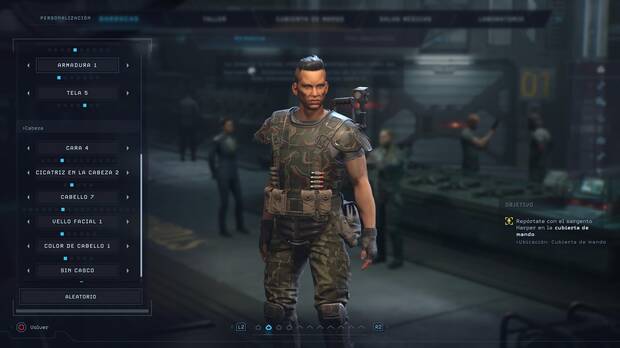 Podemos personalizar a nuestros marines coloniales de muchas maneras.