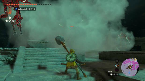 Zelda: Tears of the Kingdom - Nube de humo de una seta exhaladora