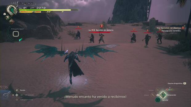 Final Fantasy XVI - Nubes negras: bandidos en el Desierto de Velkroy