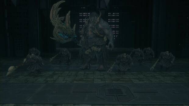 Final Fantasy XVI - Fraternidad: enemigos defendiendo las murallas de la ciudad