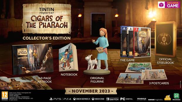 Reserva Tintin Reporter: Cigars of the Pharaoh en GAME con edicin especial exclusiva